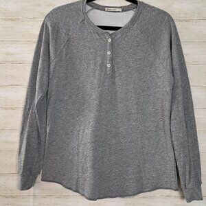 Marine Layer Double Knit Long Sleeve Henley L
